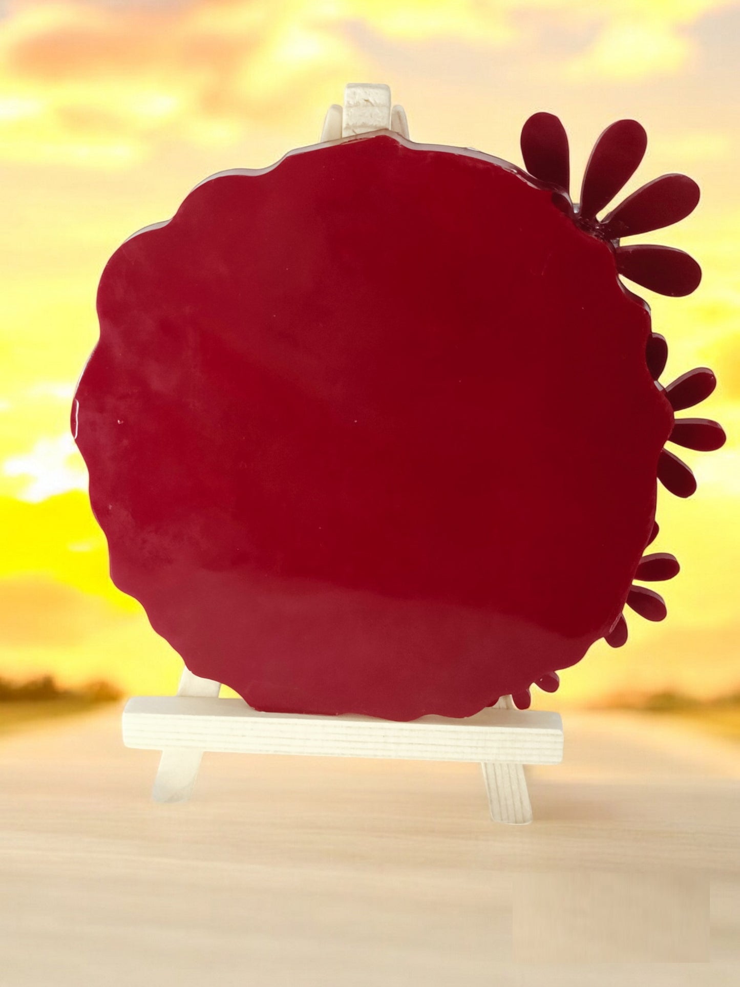 Handcrafted Mahamrityunjay Mantra Resin Art Frame with Stand | Diwali Gifts, Religious  gifts | Handmade with Resin (Pack of 1, 13 cm Height)