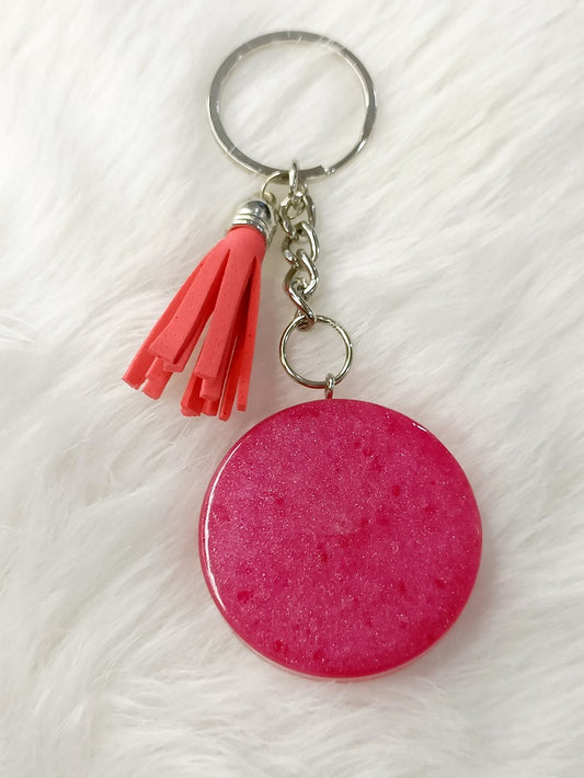 Haute Crafts "Jai Guru ji" Theme, Resin Alphabet Initial Letter Keychain Key Ring for Women Girls Purse Handbags, Bike, Car Keyring