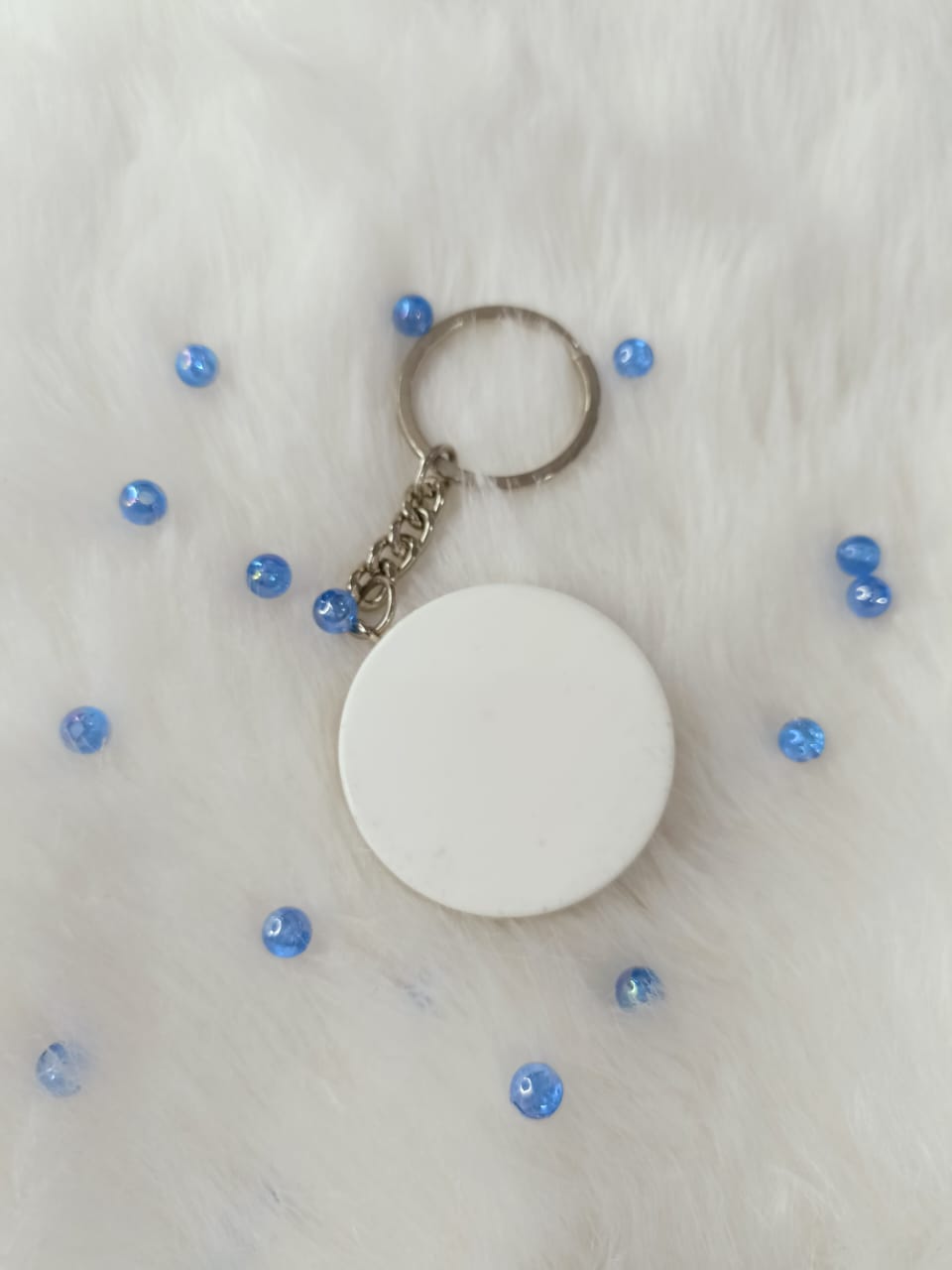 Haute Crafts "Puppy Feet" Key Ring for Women Girls Purse Handbags, Bike, Car Keyring, Home, Small Gifts