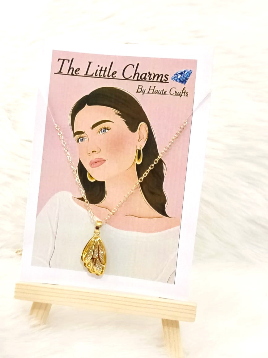 Anti-Tarnish Butterfly Charm Necklace