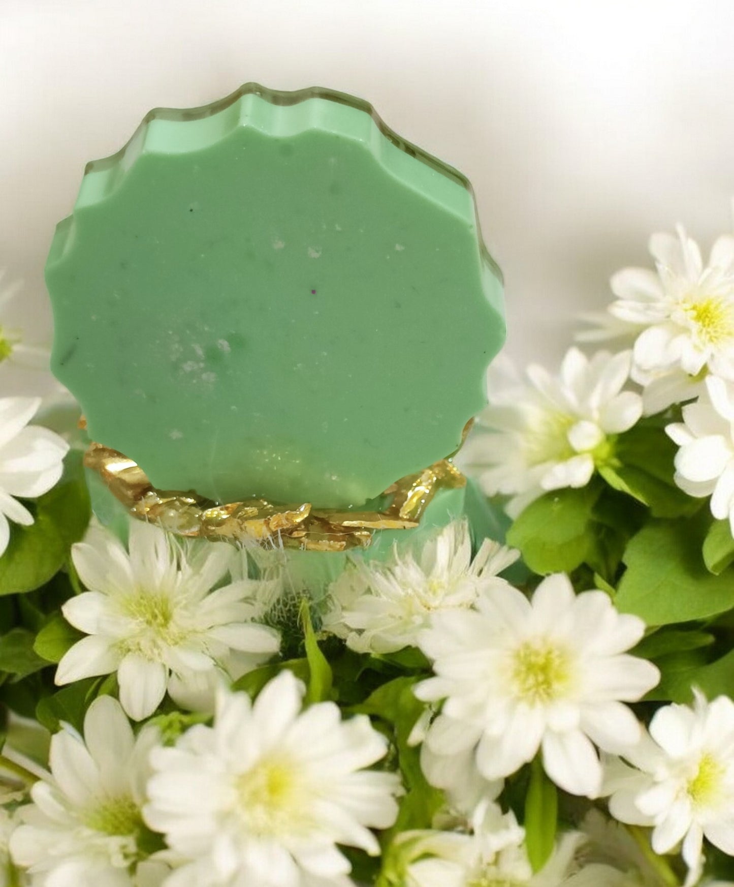 Haute Crafts 2.5 Inch Resin art Handcrafted Premium "Ganesh ji " with Gold Crystal Texture for Car Dashboard, Home Decor, Puja Ghar and Gifting.