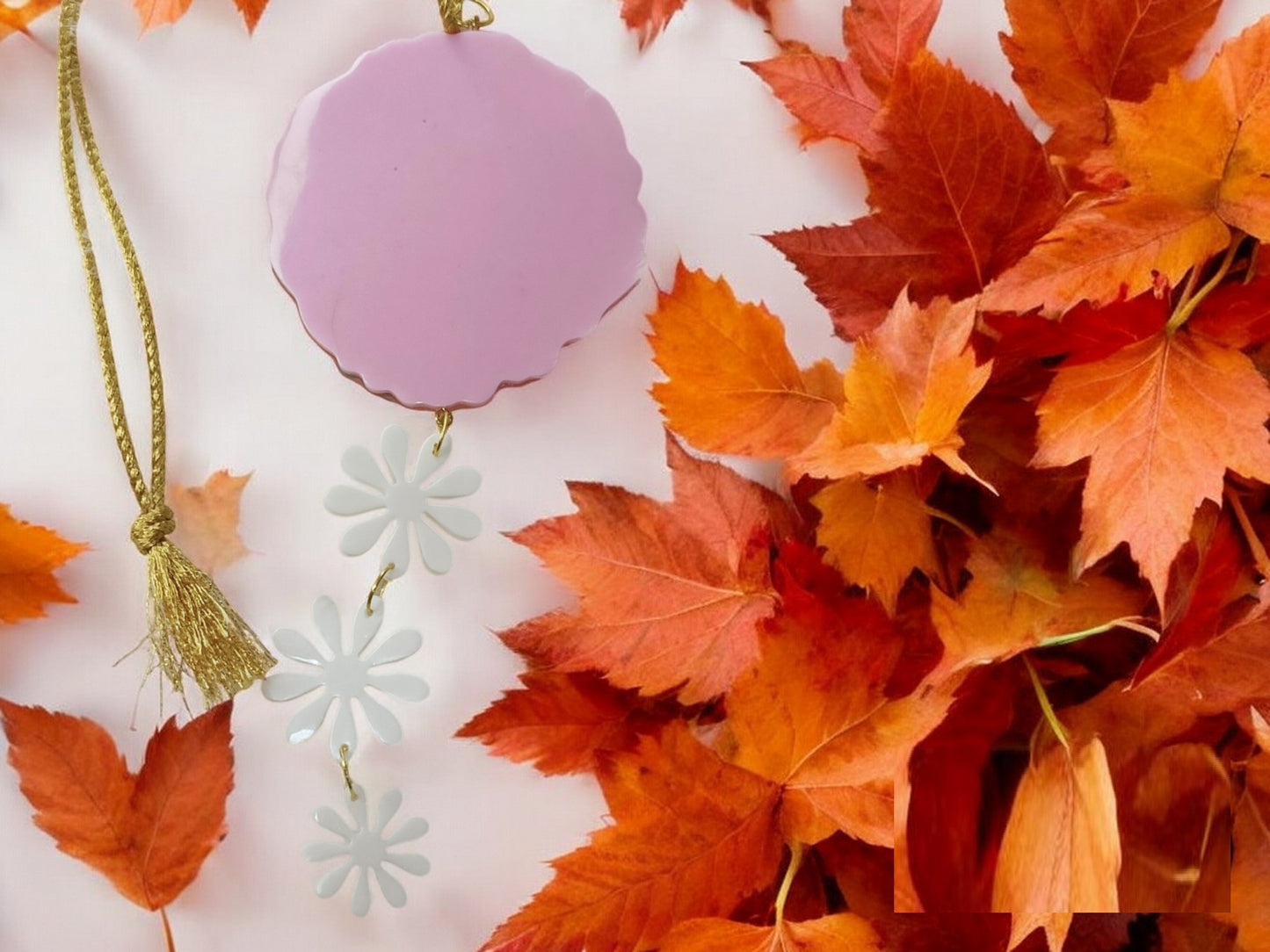 3D Gayatri Mantra, Car Hanging for Positivity (Can be Used as Home Decor, satsang Gifting, Wall Hangings, Meditation Room, Yoga Temple, Wind Chime) 1pc