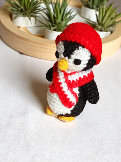 Haute Crafts Handmade Crochet Cute Penguin (Washable)
