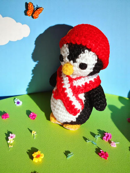 Haute Crafts Handmade Crochet Cute Penguin (Washable)