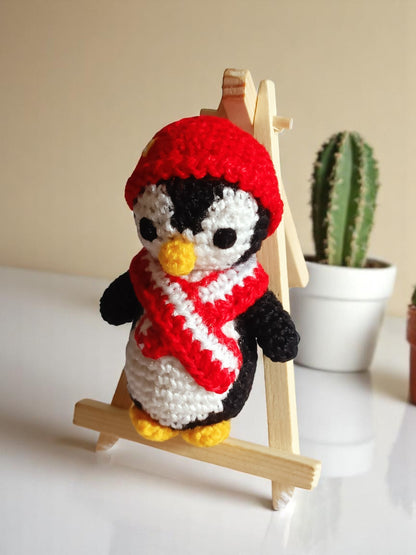 Haute Crafts Handmade Crochet Cute Penguin (Washable)