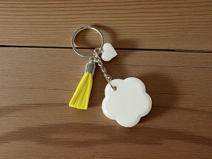 Haute Crafts "Tom & Jerry & Tweety" Theme Keychain - Resin Alphabet Initial Letter Keychain Key Ring for Women Girls Purse Handbags, Bike, Car Keyring.Home, Small Gifts